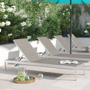 La Fete Tide Duo Low Pro Outdoor Chaise Lounge Set of 2 Reviews Wayfair